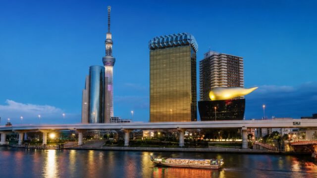 Tokyo City Adventure Sumida skyline view